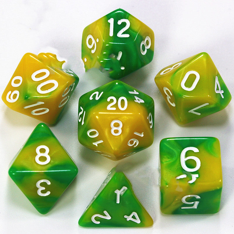 Multi-sided Dice Set Of 7 DICE Board Game Running Group