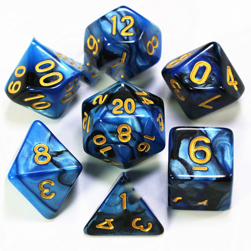 Multi-sided Dice Set Of 7 DICE Board Game Running Group