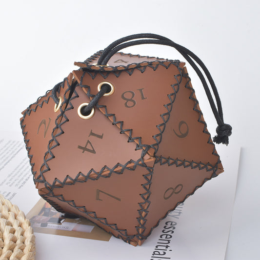 Home Minimalist Polygonal Game Dice Storage Bag