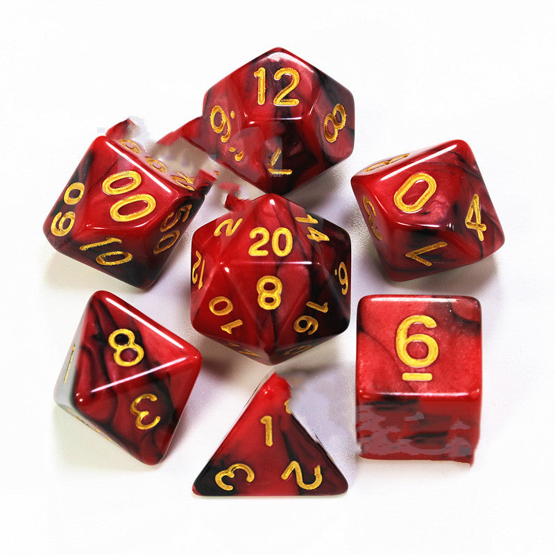 Multi-sided Dice Set Of 7 DICE Board Game Running Group