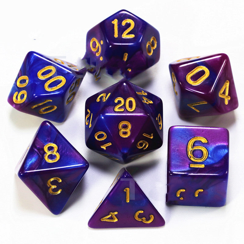 Multi-sided Dice Set Of 7 DICE Board Game Running Group